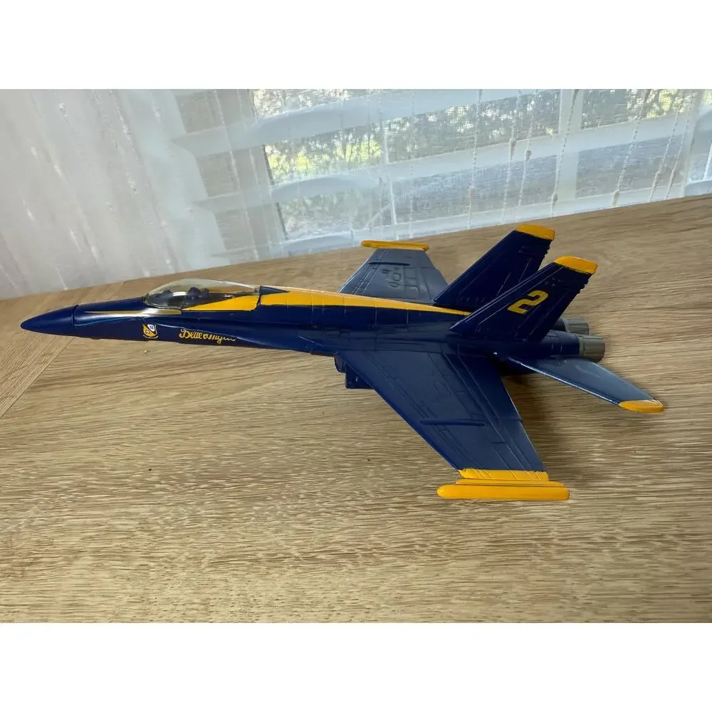 Blue Angels F/A-18 Hornet Plastic Jet | Navy Fighter Plane Model (9